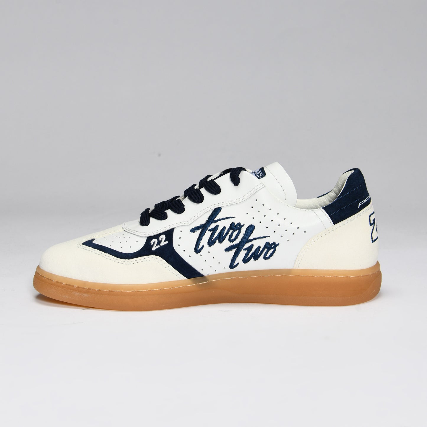 CR-22 Chad Reed lace-up sneaker leather white navy