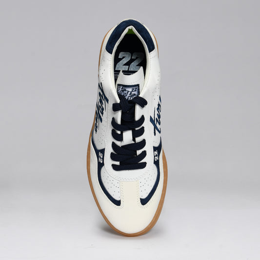 CR-22 Chad Reed lace-up sneaker white navy leather